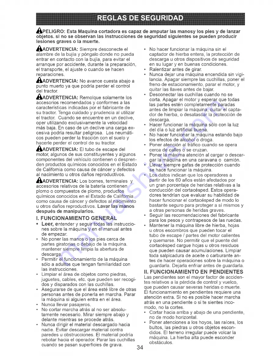 Craftsman 917.28728 Operator'S Manual Download Page 34