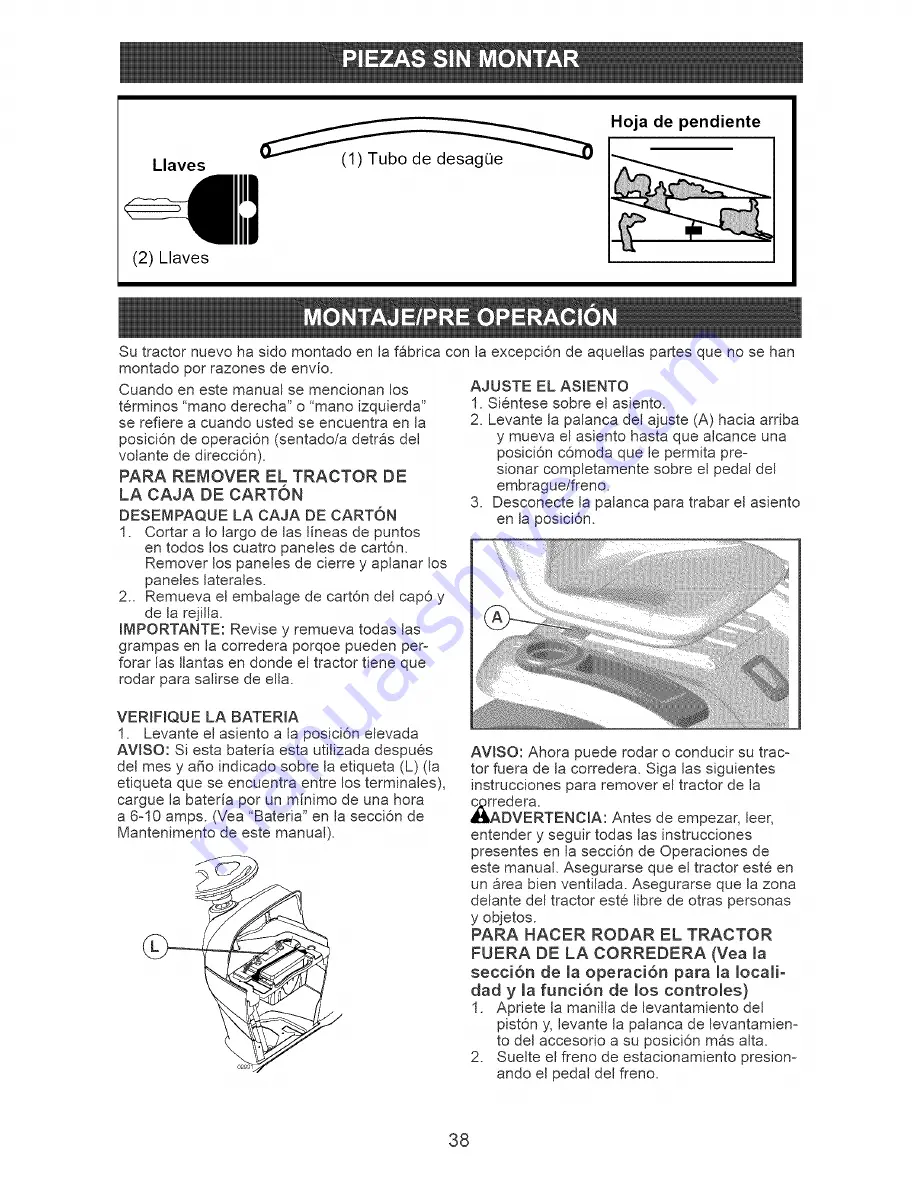 Craftsman 917.28728 Operator'S Manual Download Page 38