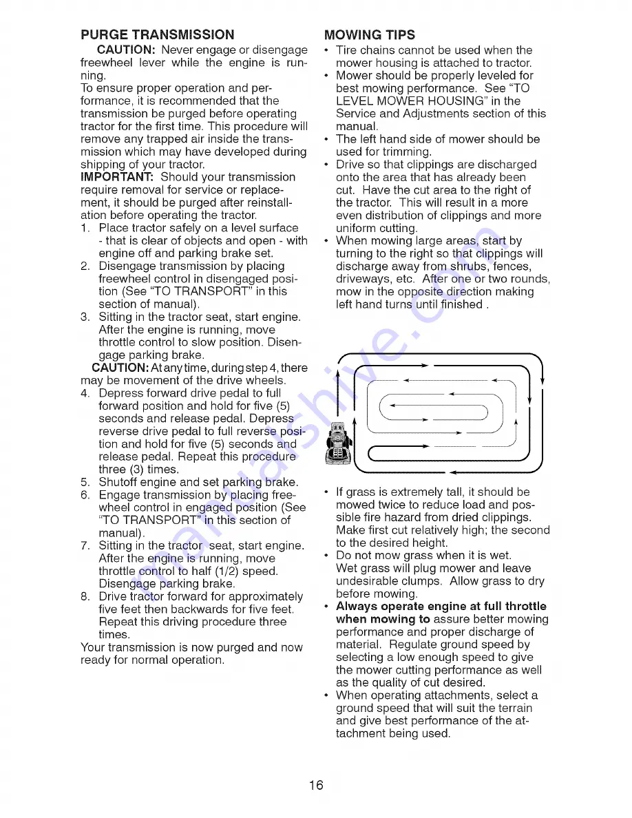 Craftsman 917.28742 Operator'S Manual Download Page 16