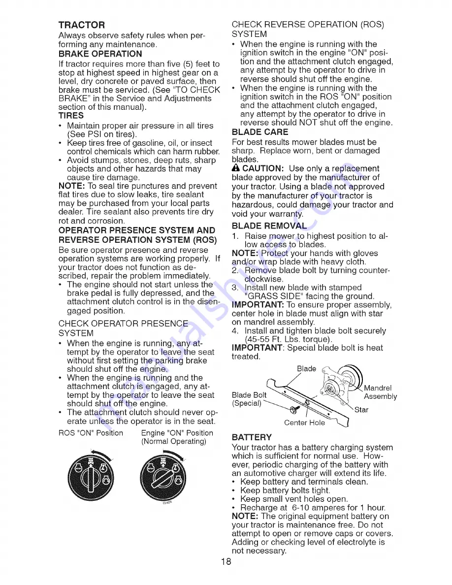 Craftsman 917.28742 Operator'S Manual Download Page 18