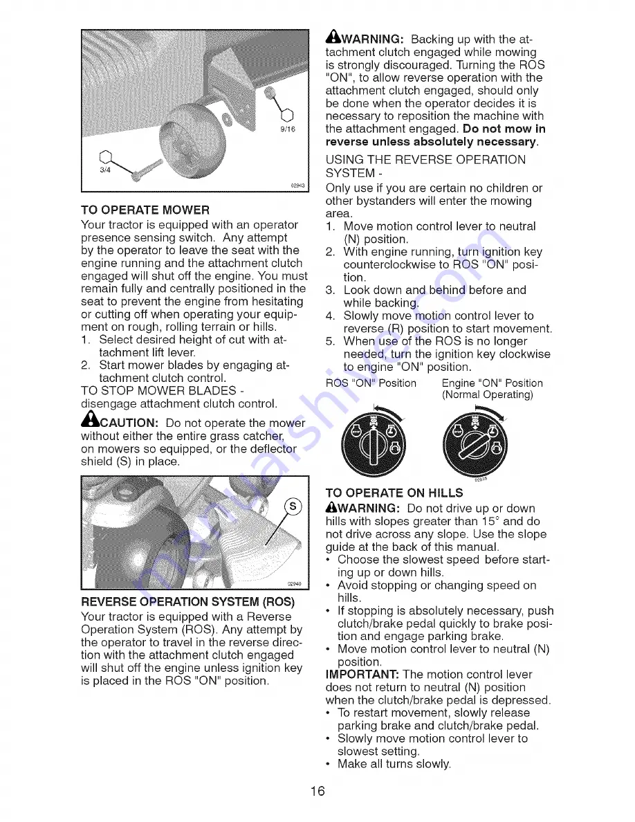 Craftsman 917.287440 Operator'S Manual Download Page 16