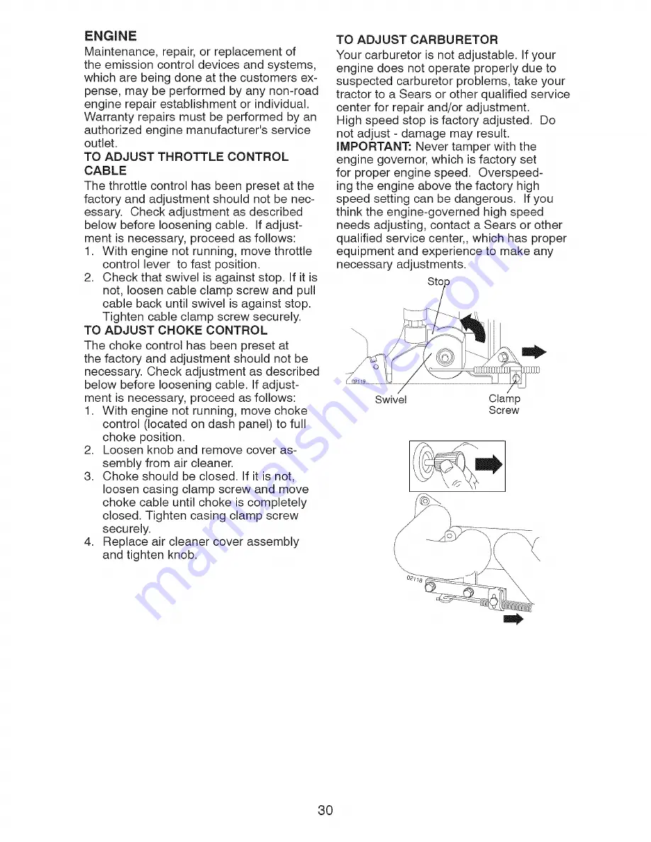 Craftsman 917.287440 Operator'S Manual Download Page 30