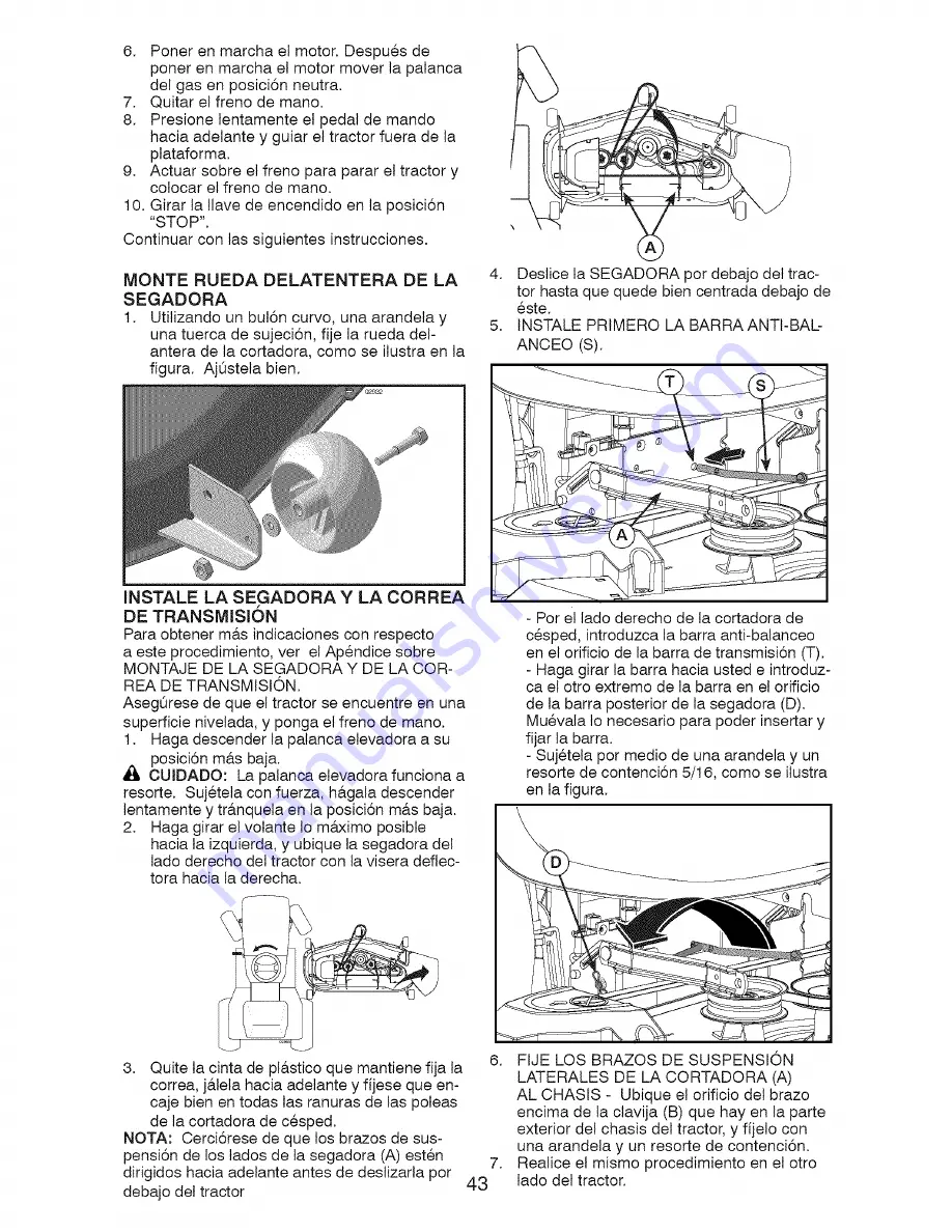 Craftsman 917.287440 Operator'S Manual Download Page 43