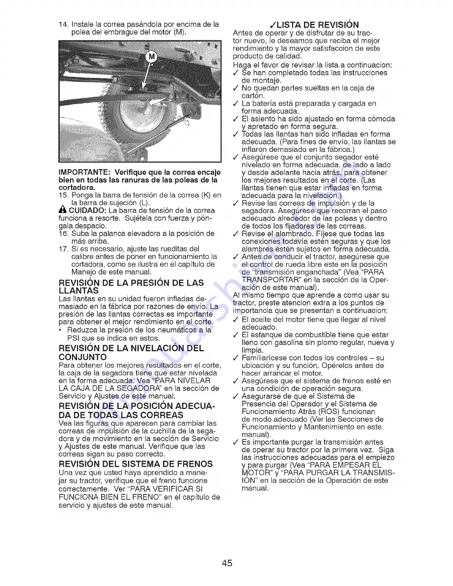 Craftsman 917.287440 Operator'S Manual Download Page 45