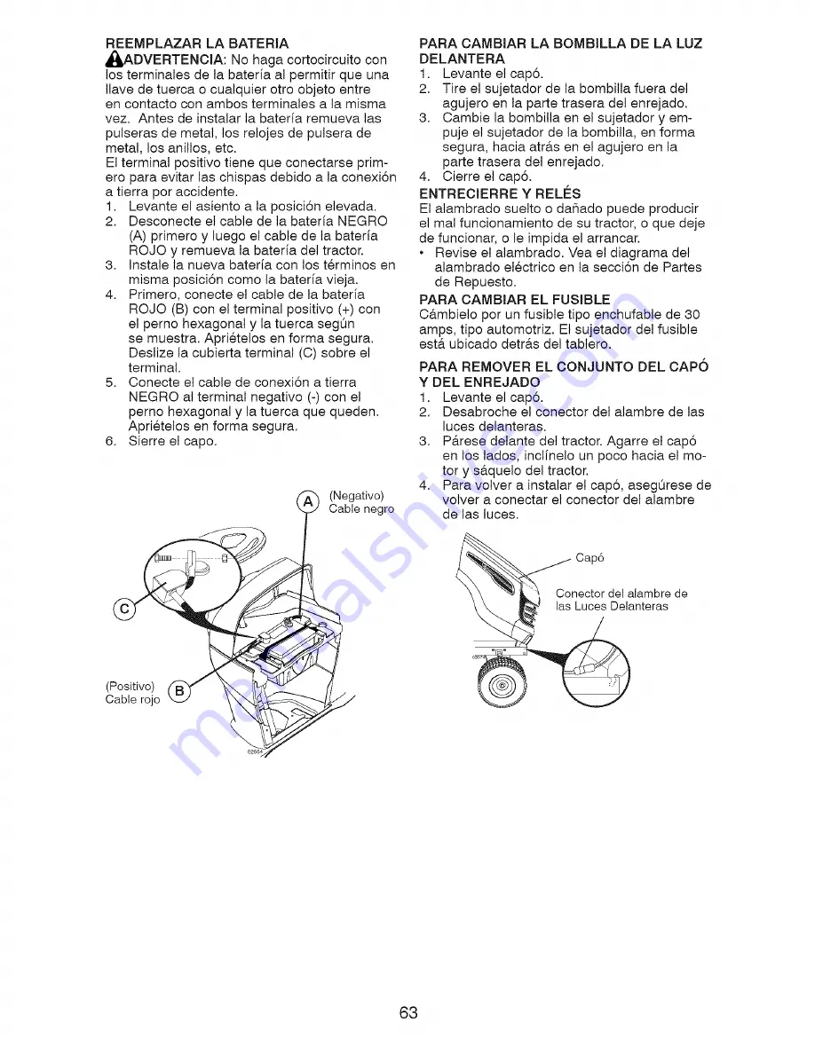 Craftsman 917.287440 Operator'S Manual Download Page 63