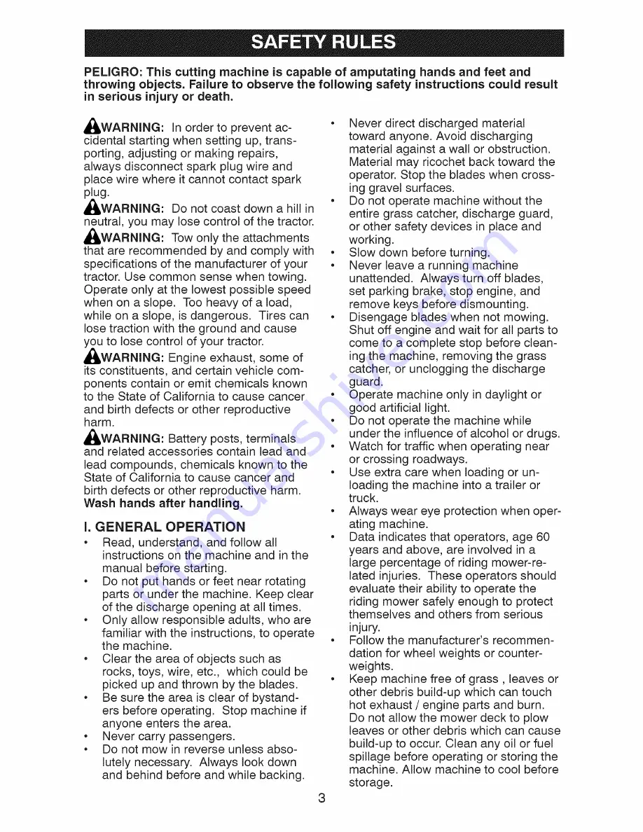 Craftsman 917.28810 Operator'S Manual Download Page 3