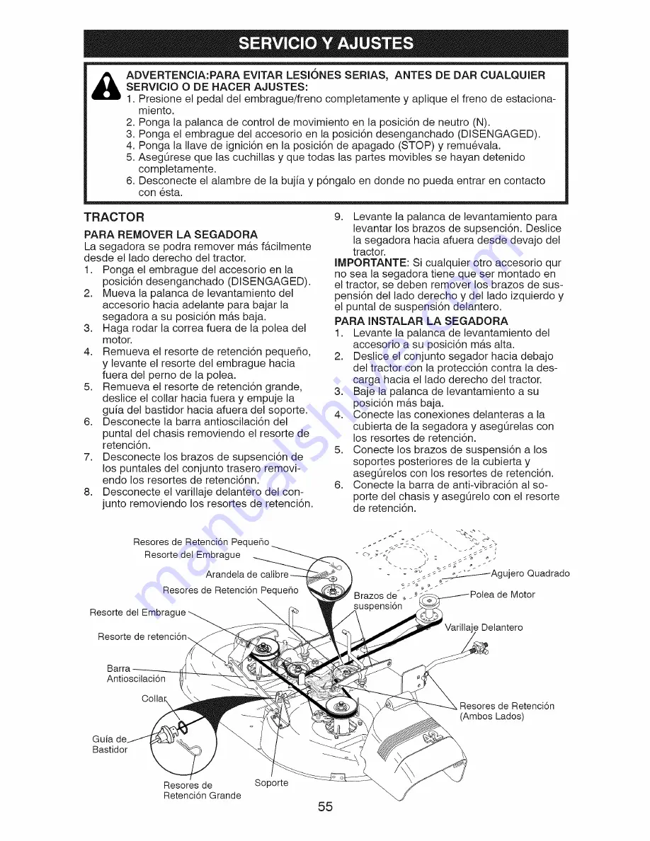 Craftsman 917.28810 Operator'S Manual Download Page 55