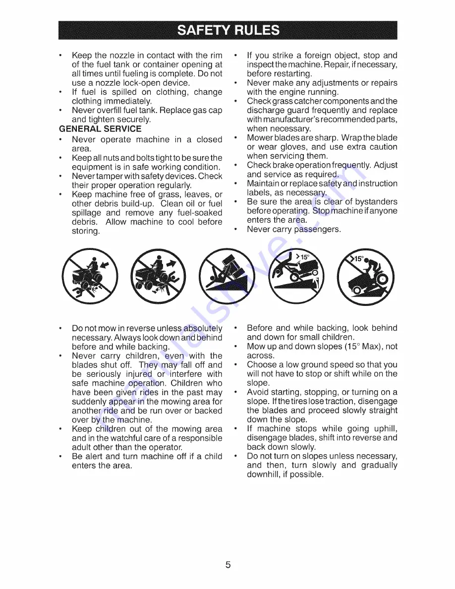 Craftsman 917.28814 Operator'S Manual Download Page 5