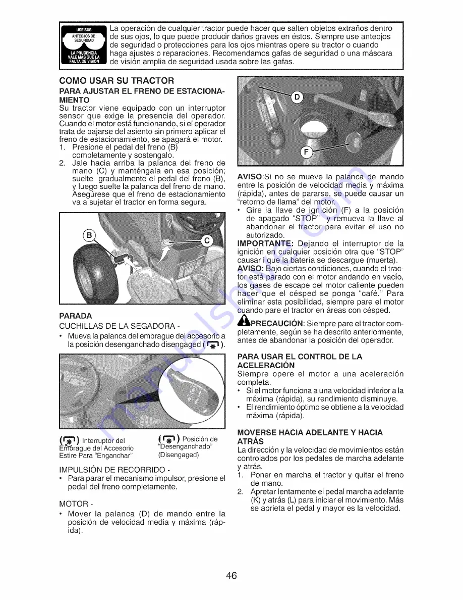 Craftsman 917.28814 Operator'S Manual Download Page 46