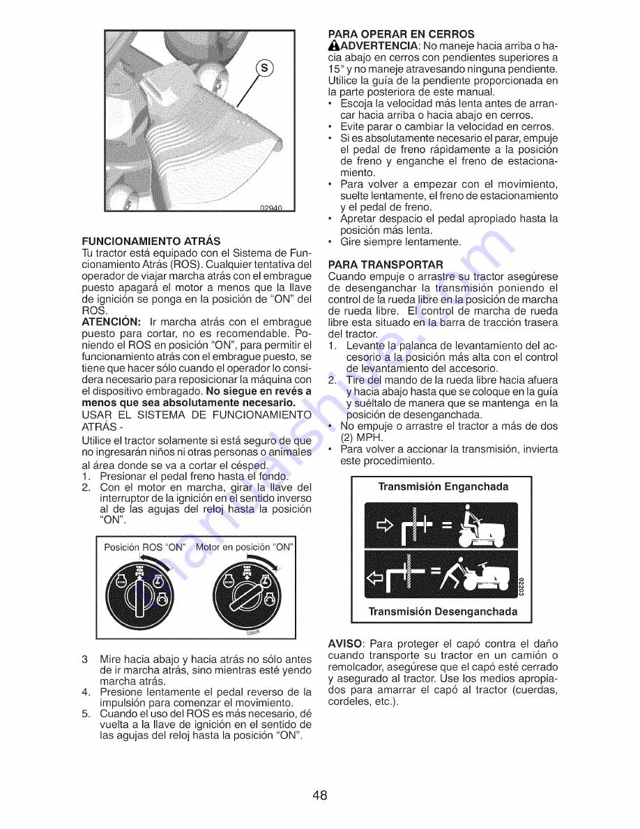 Craftsman 917.28814 Скачать руководство пользователя страница 48