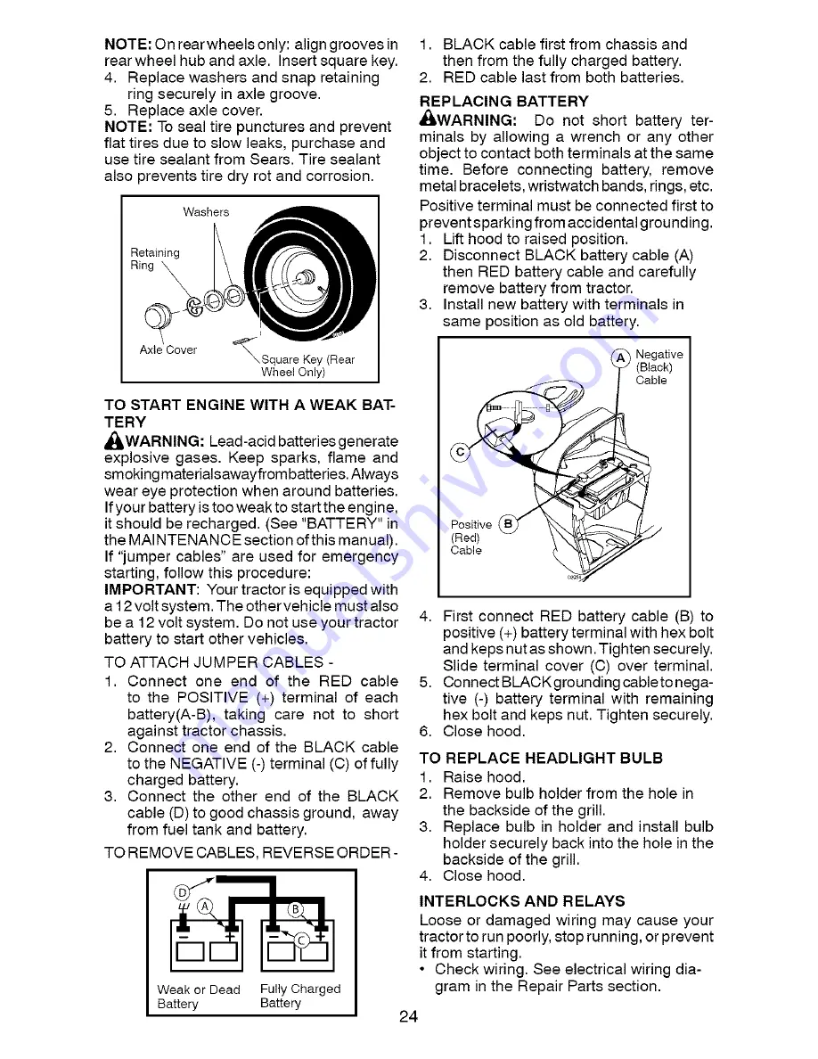 Craftsman 917.28825 Operator'S Manual Download Page 24