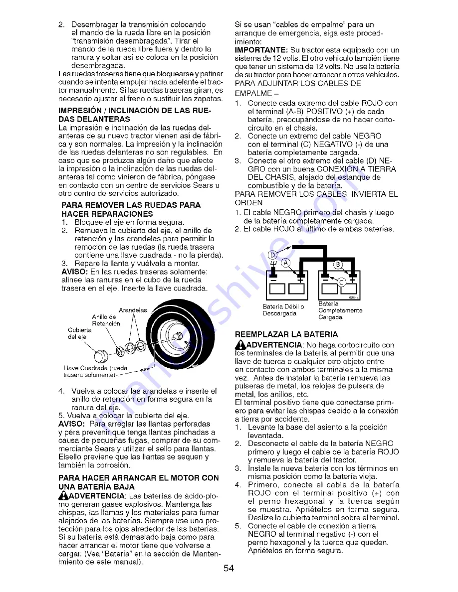 Craftsman 917.28834 Operator'S Manual Download Page 54