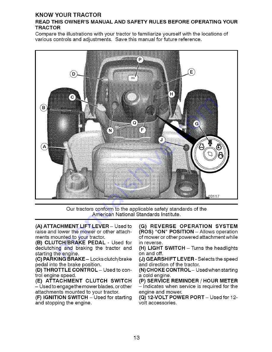 Craftsman 917.28845 Operator'S Manual Download Page 13