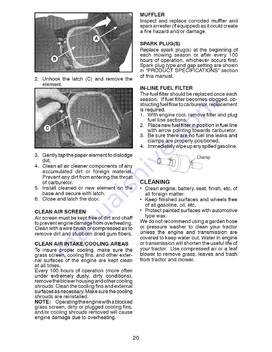 Craftsman 917.28848 Operator'S Manual Download Page 20