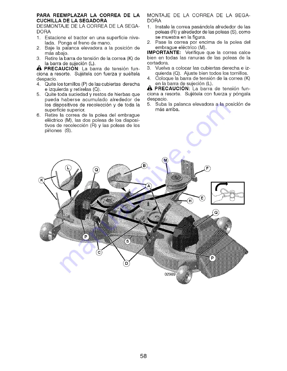 Craftsman 917.28848 Operator'S Manual Download Page 58