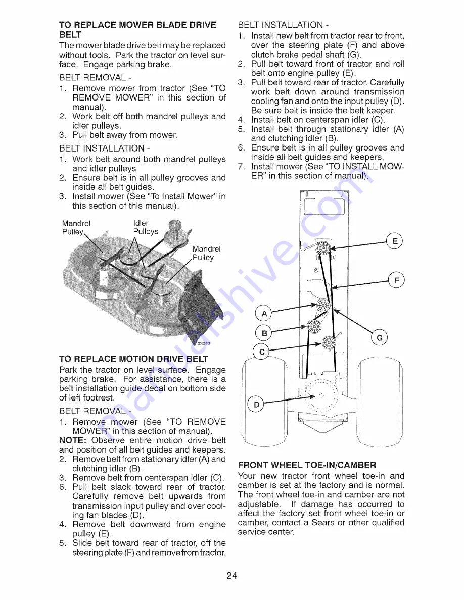 Craftsman 917.28853 Operator'S Manual Download Page 24