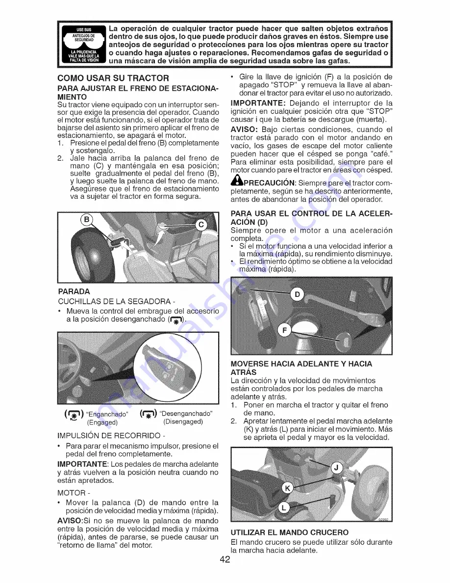 Craftsman 917.28853 Operator'S Manual Download Page 42