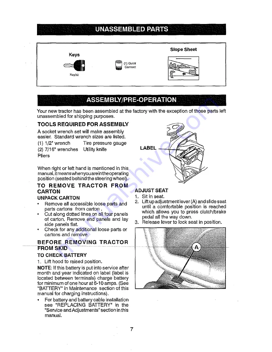 Craftsman 917.28856 Operator'S Manual Download Page 7