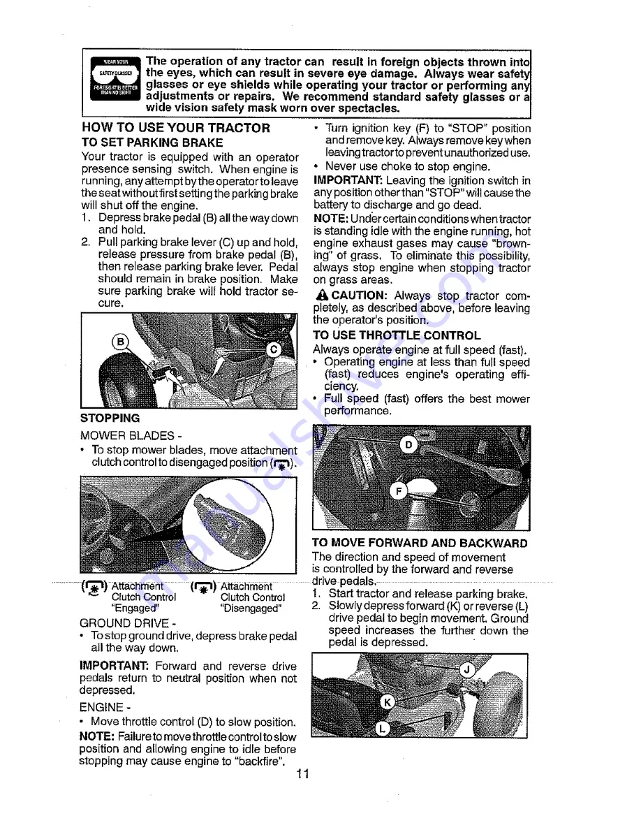 Craftsman 917.28856 Operator'S Manual Download Page 11