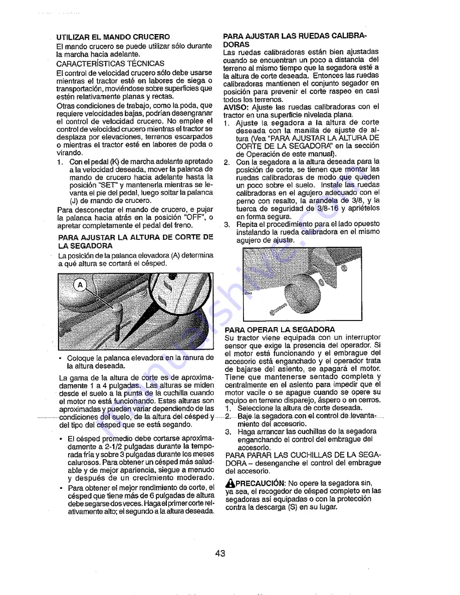 Craftsman 917.28856 Operator'S Manual Download Page 43