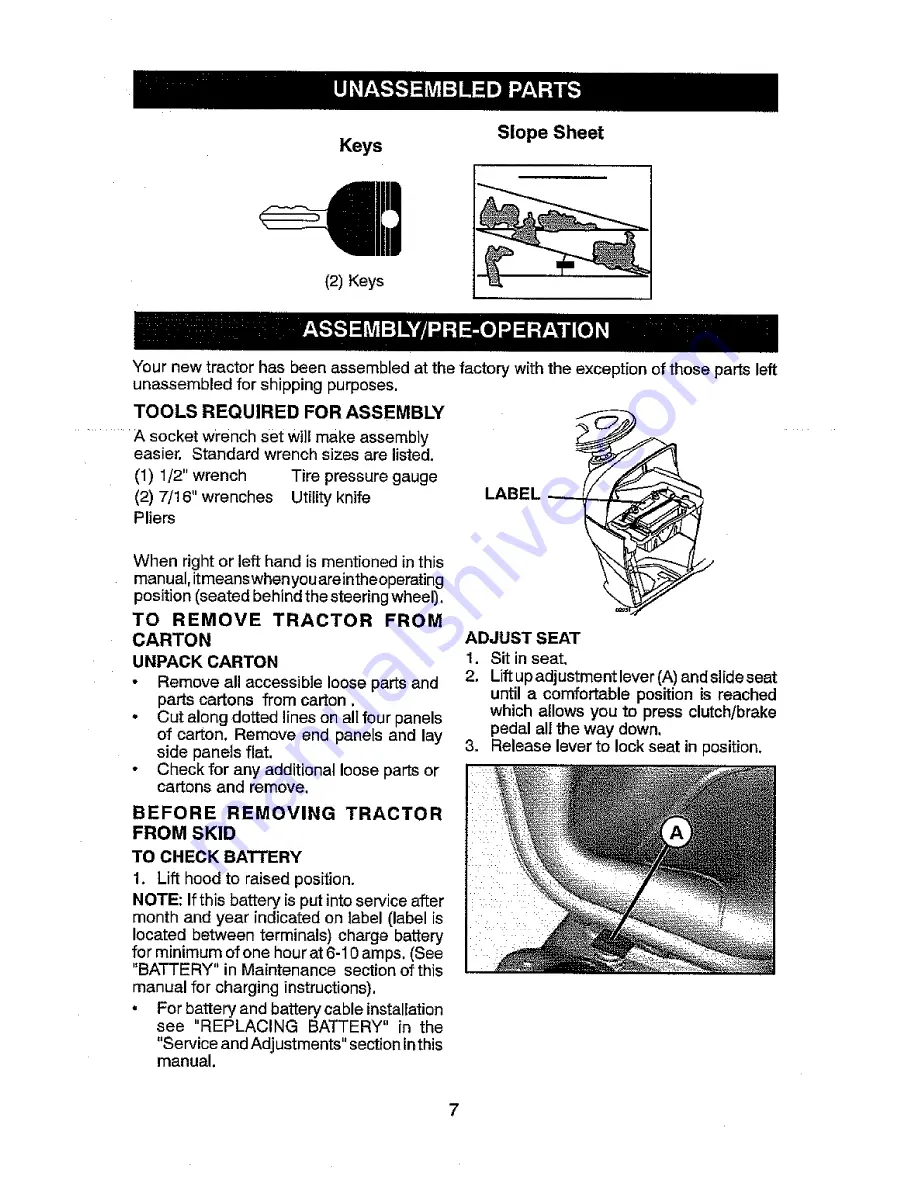 Craftsman 917.28857 Operator'S Manual Download Page 7