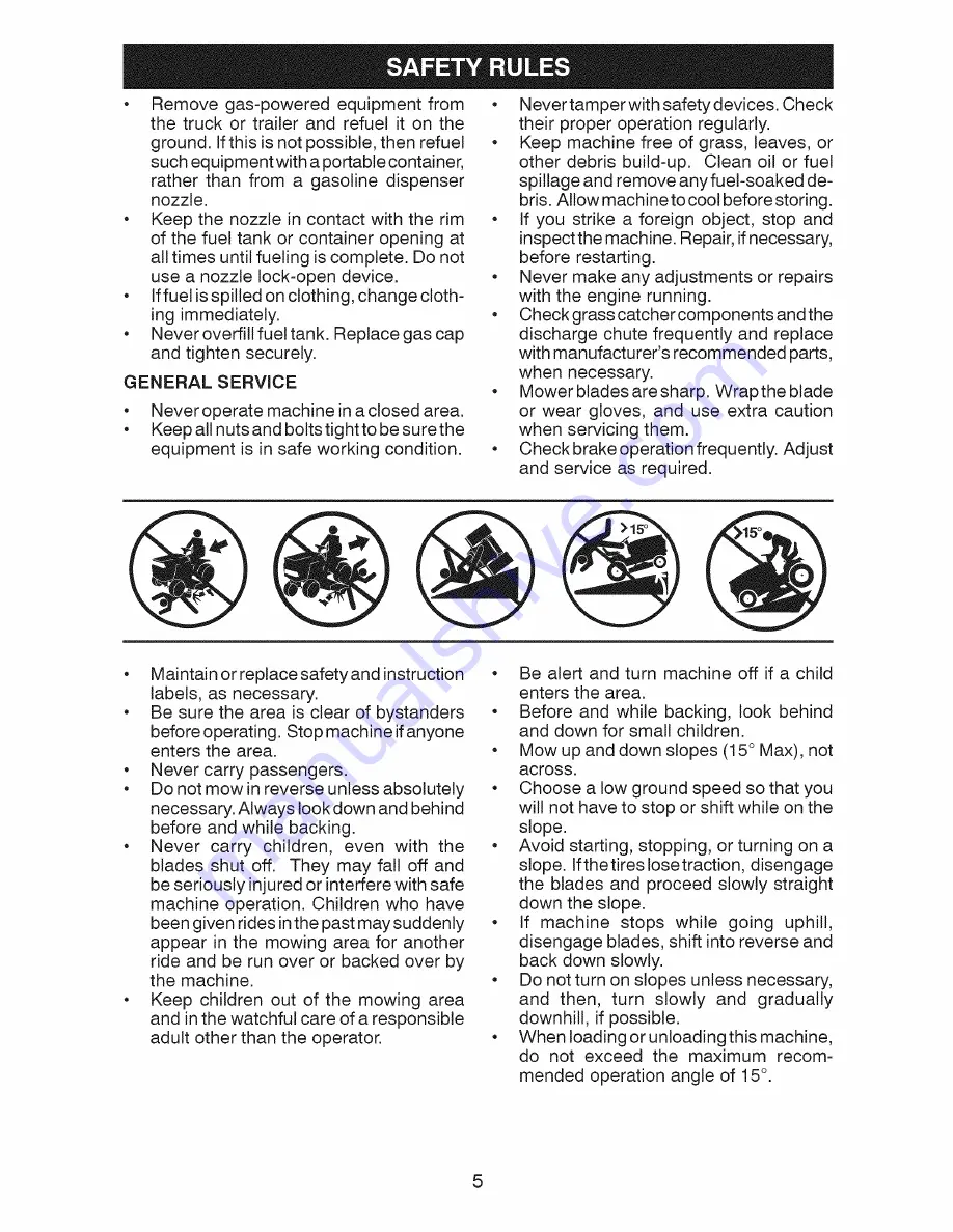 Craftsman 917.28858 Operator'S Manual Download Page 5