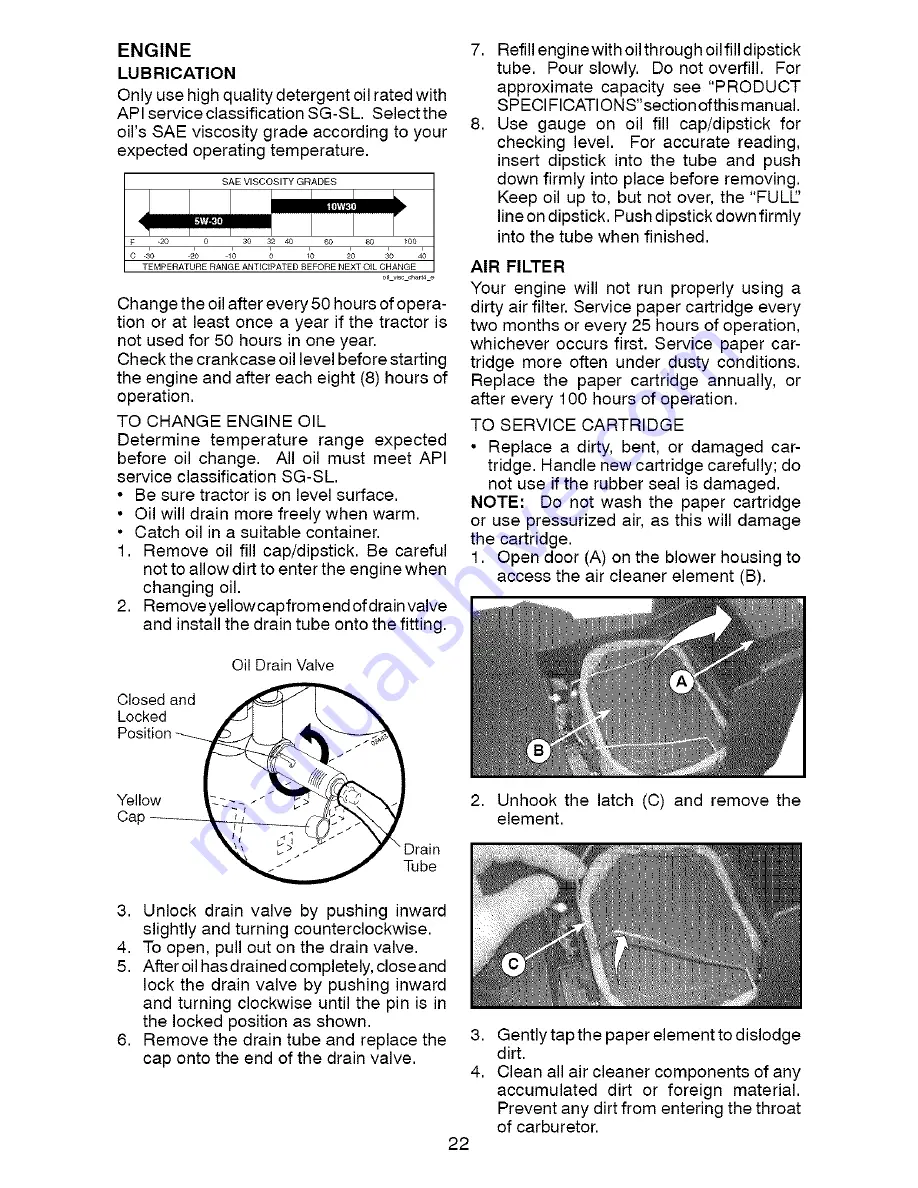 Craftsman 917.288600 Operator'S Manual Download Page 22