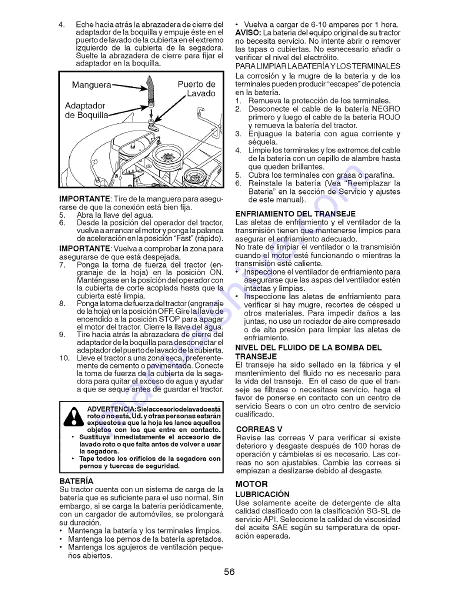 Craftsman 917.288600 Operator'S Manual Download Page 56