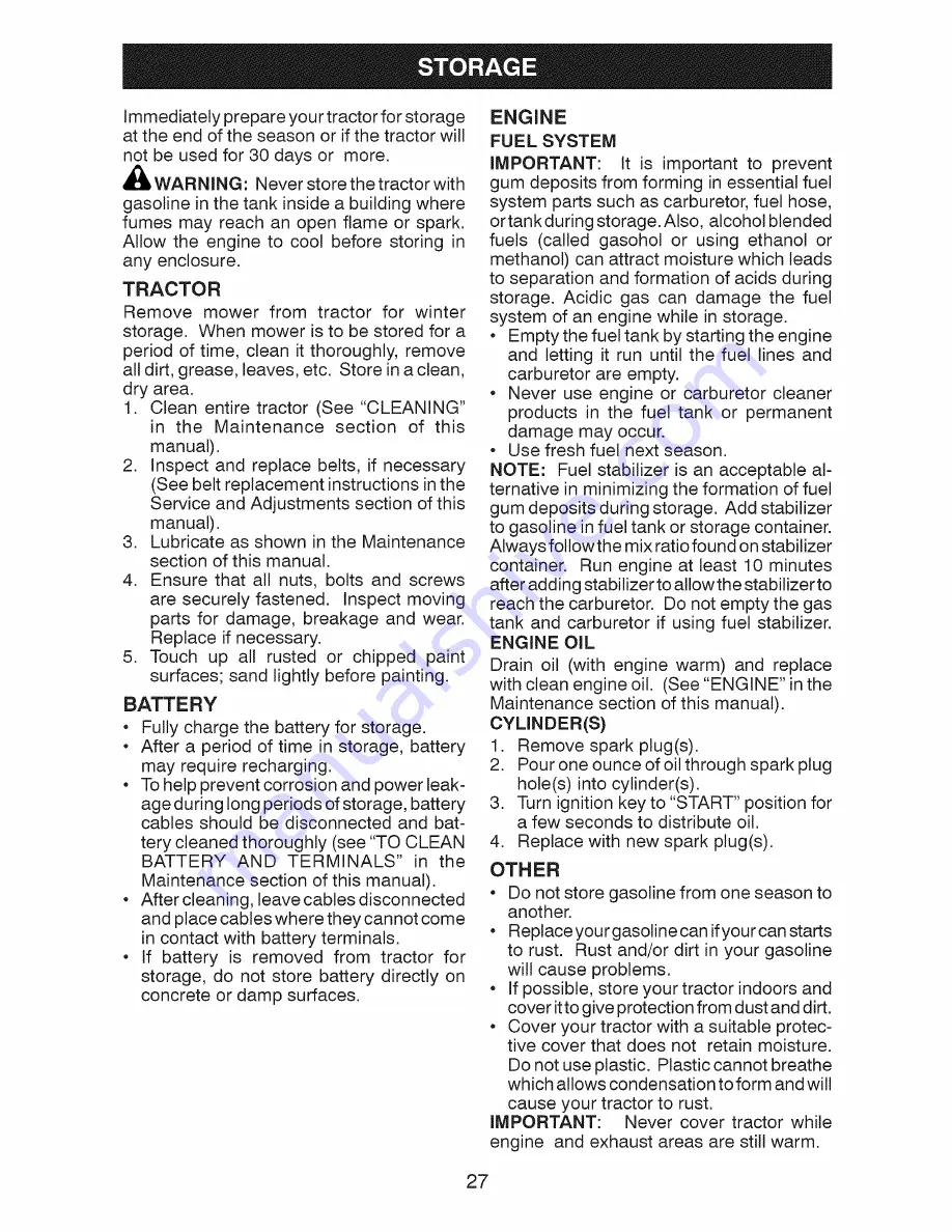 Craftsman 917.28862 Operator'S Manual Download Page 27