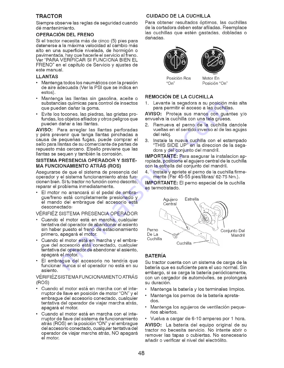 Craftsman 917.28866 Operator'S Manual Download Page 48