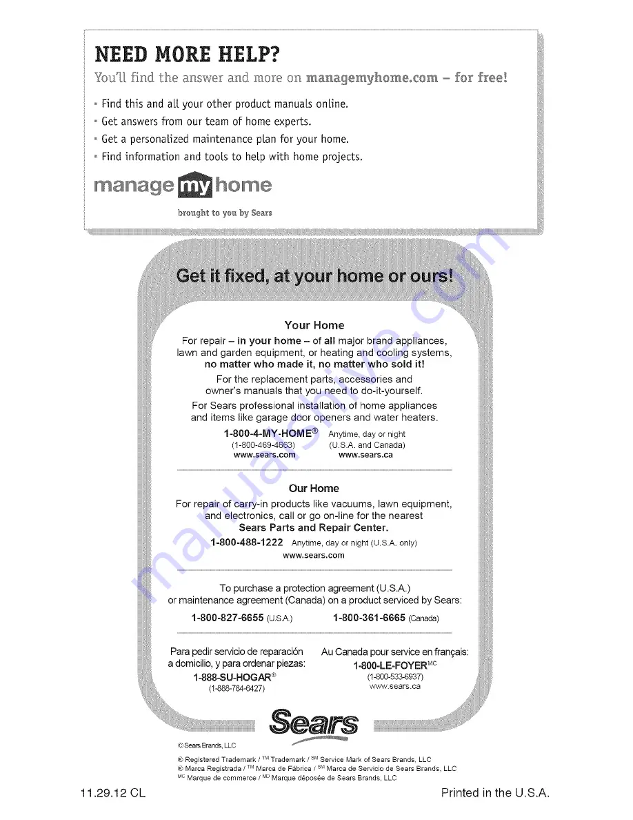 Craftsman 917.28866 Operator'S Manual Download Page 64