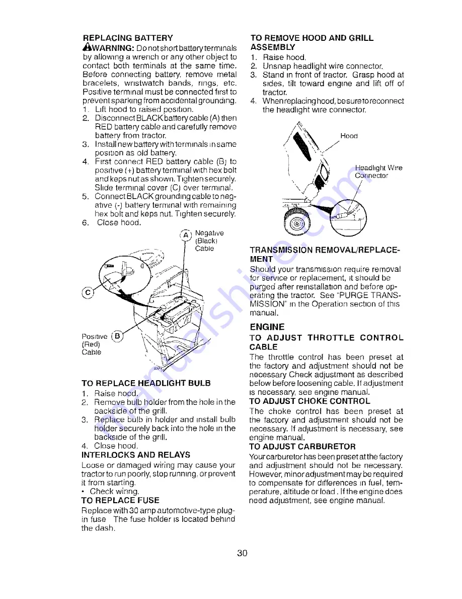 Craftsman 917.288670 Operator'S Manual Download Page 30