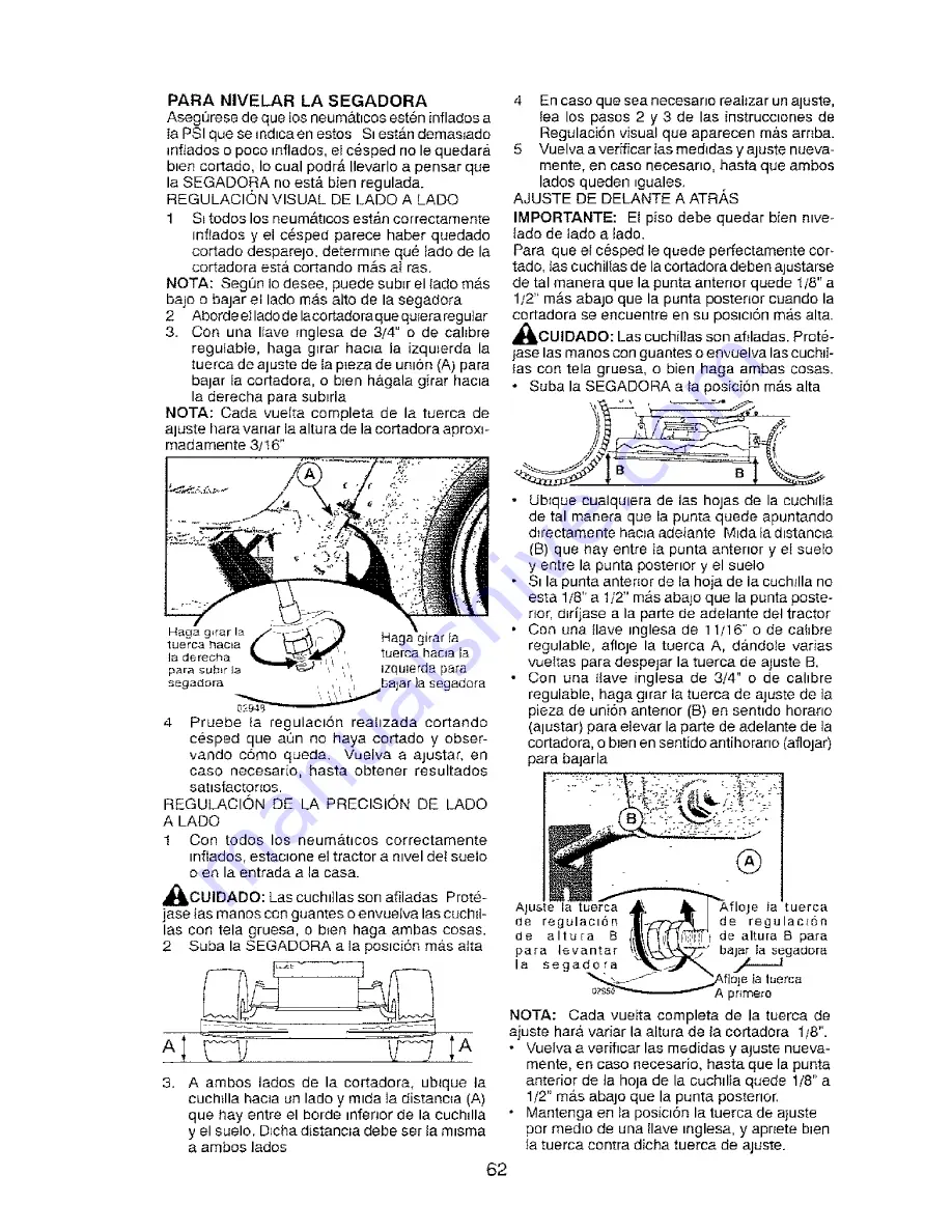 Craftsman 917.288670 Operator'S Manual Download Page 62