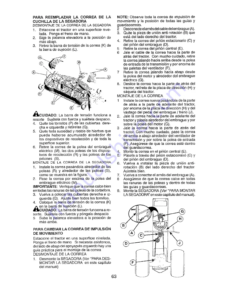 Craftsman 917.288670 Operator'S Manual Download Page 63