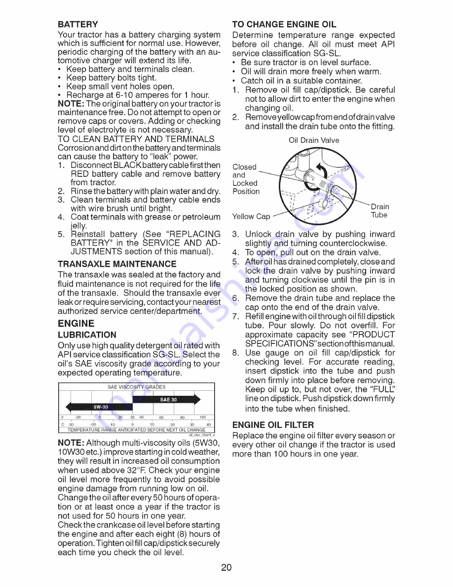 Craftsman 917.289081 Operator'S Manual Download Page 20