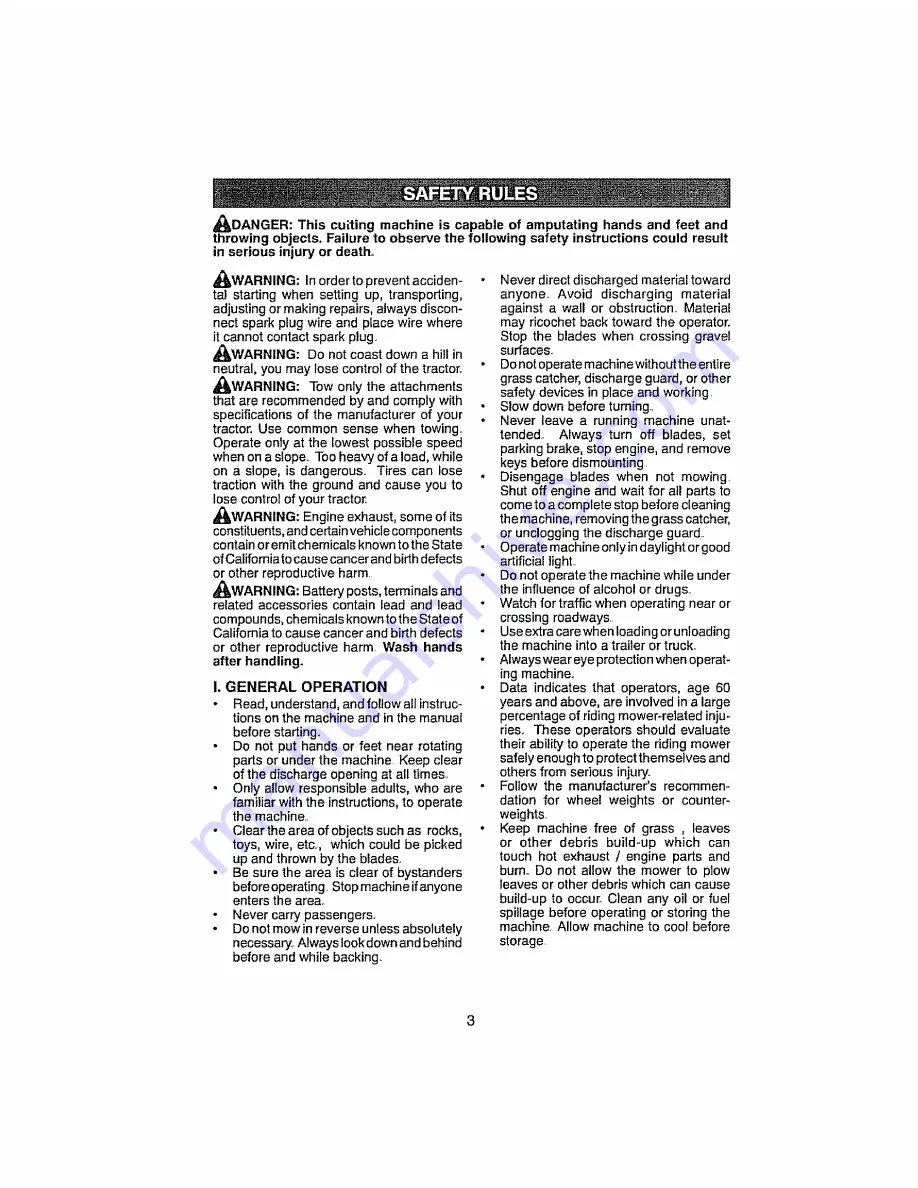 Craftsman 917.28910 Operator'S Manual Download Page 3