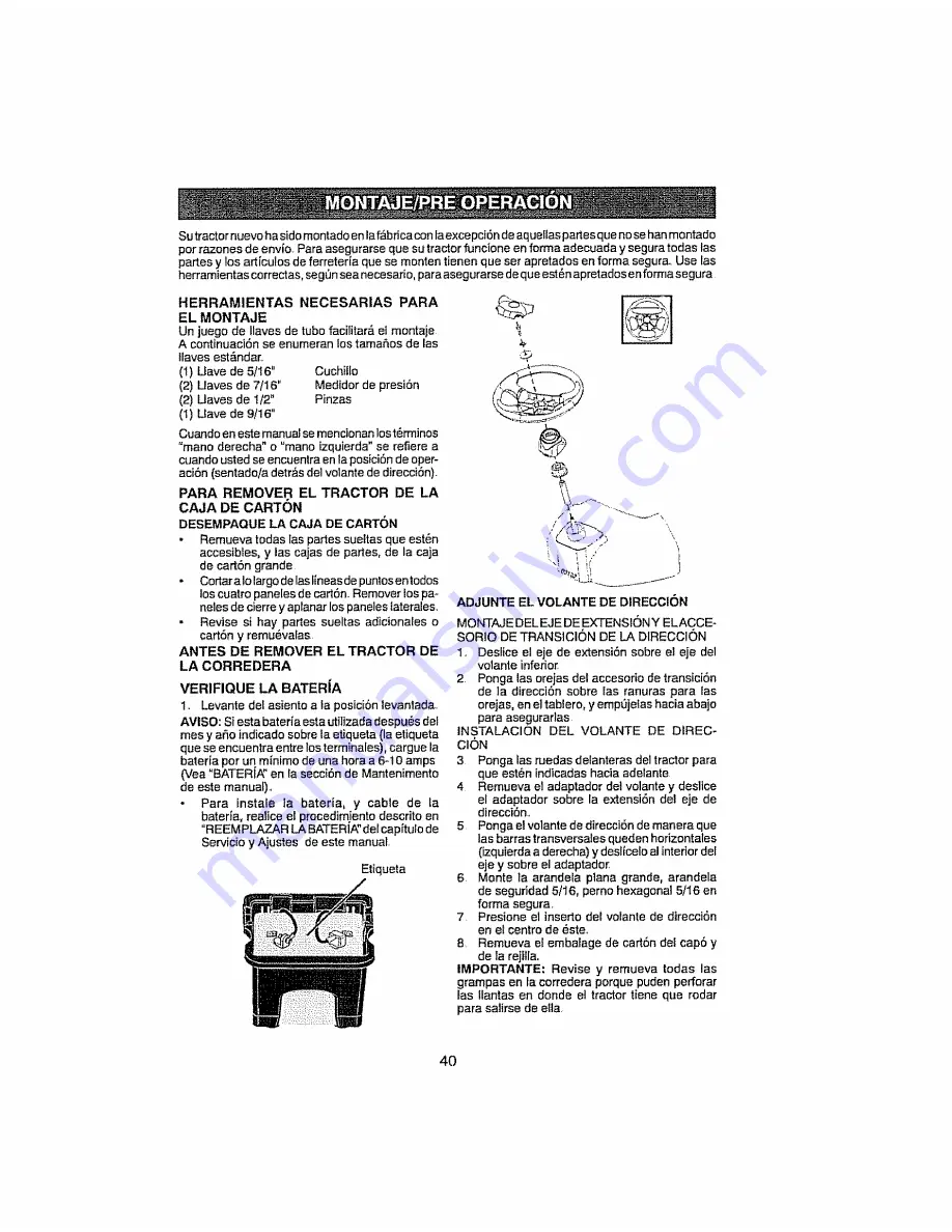 Craftsman 917.28910 Operator'S Manual Download Page 40