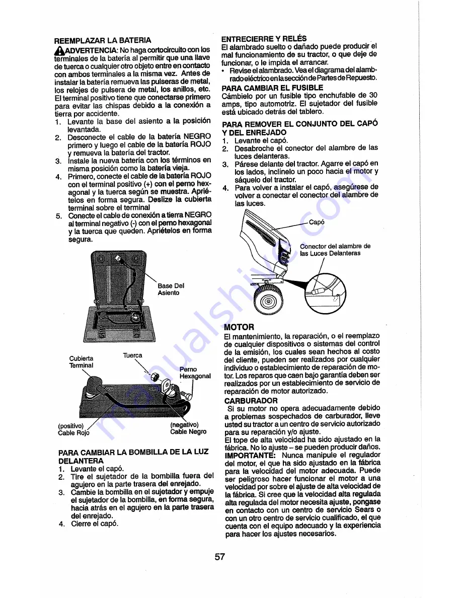 Craftsman 917.28922 Operator'S Manual Download Page 57