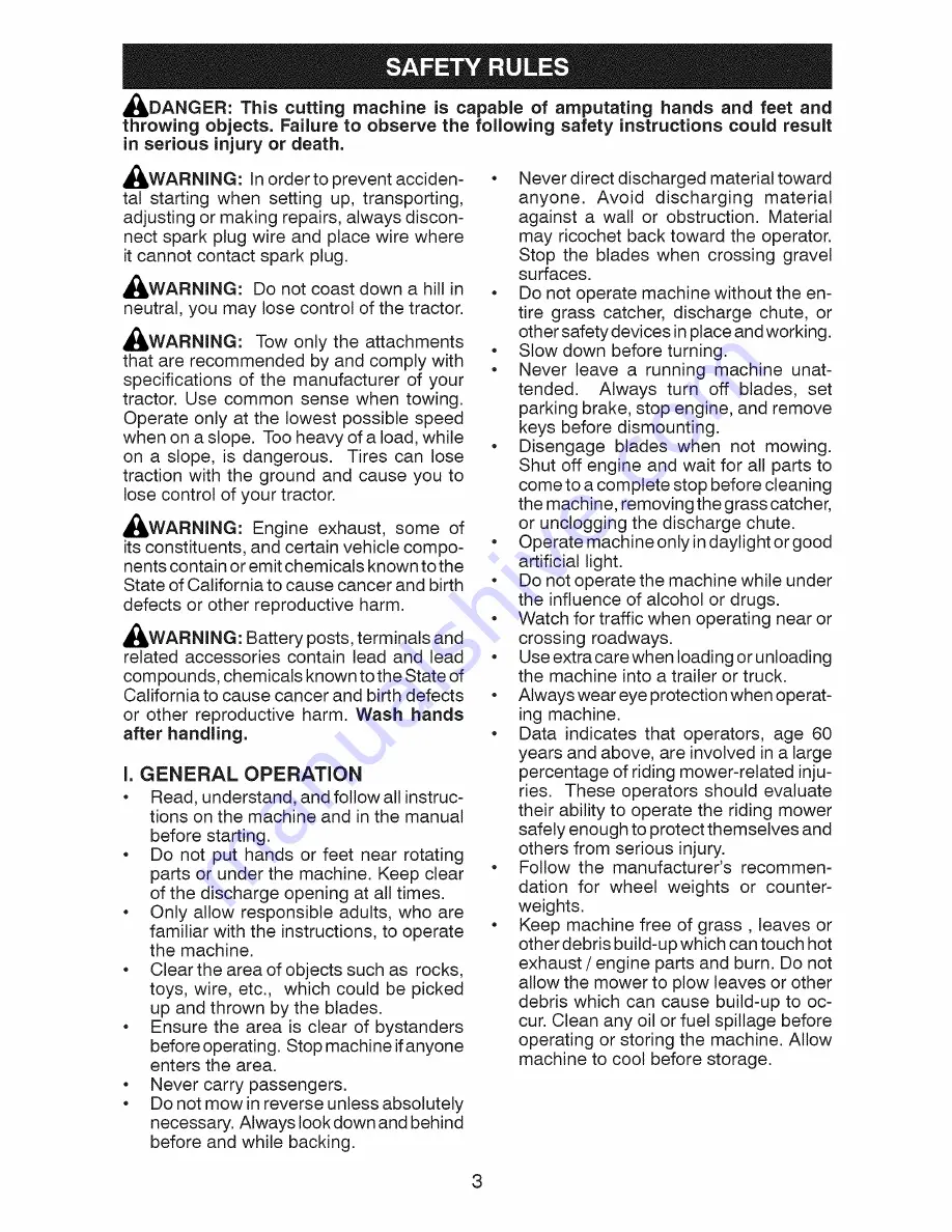 Craftsman 917.28924 Operator'S Manual Download Page 3