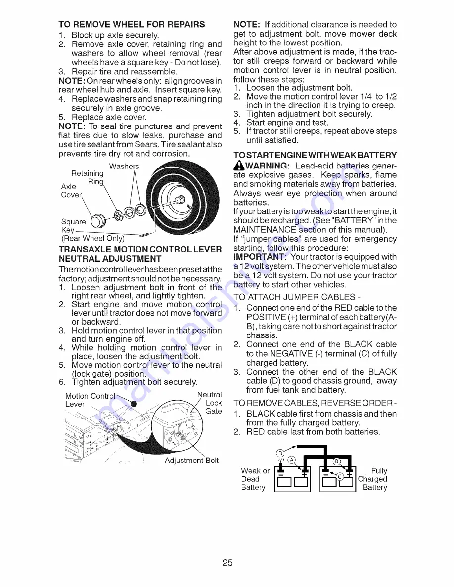 Craftsman 917.28924 Operator'S Manual Download Page 89