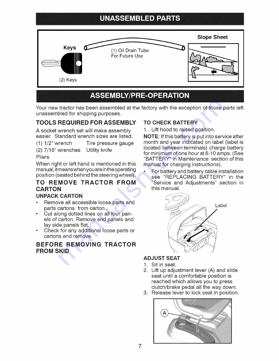 Craftsman 917.28925 Operator'S Manual Download Page 7