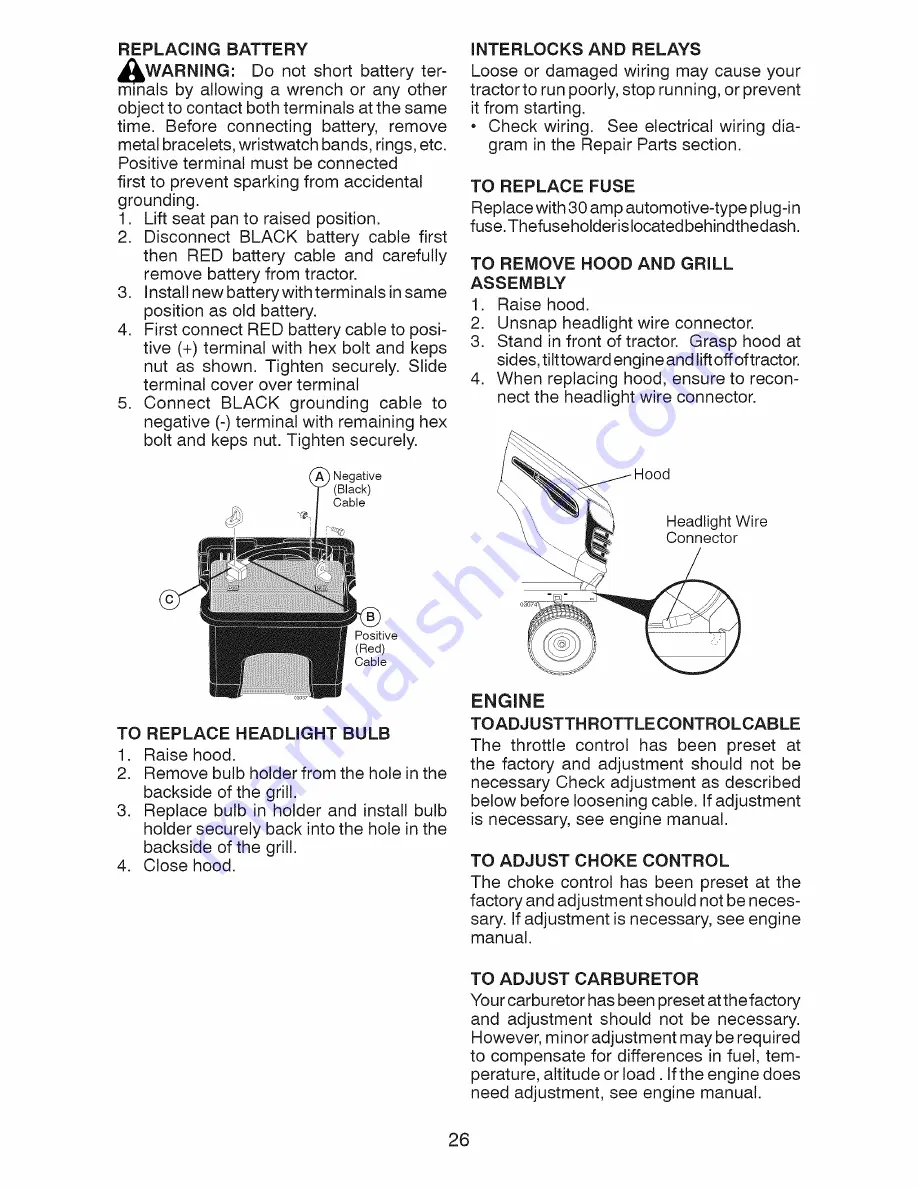 Craftsman 917.28925 Operator'S Manual Download Page 26