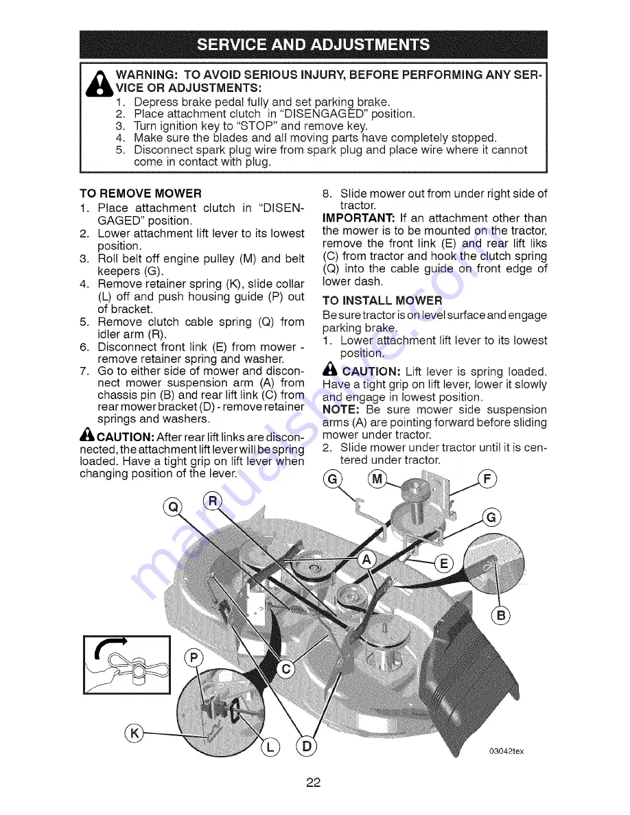 Craftsman 917.28927 Operator'S Manual Download Page 22