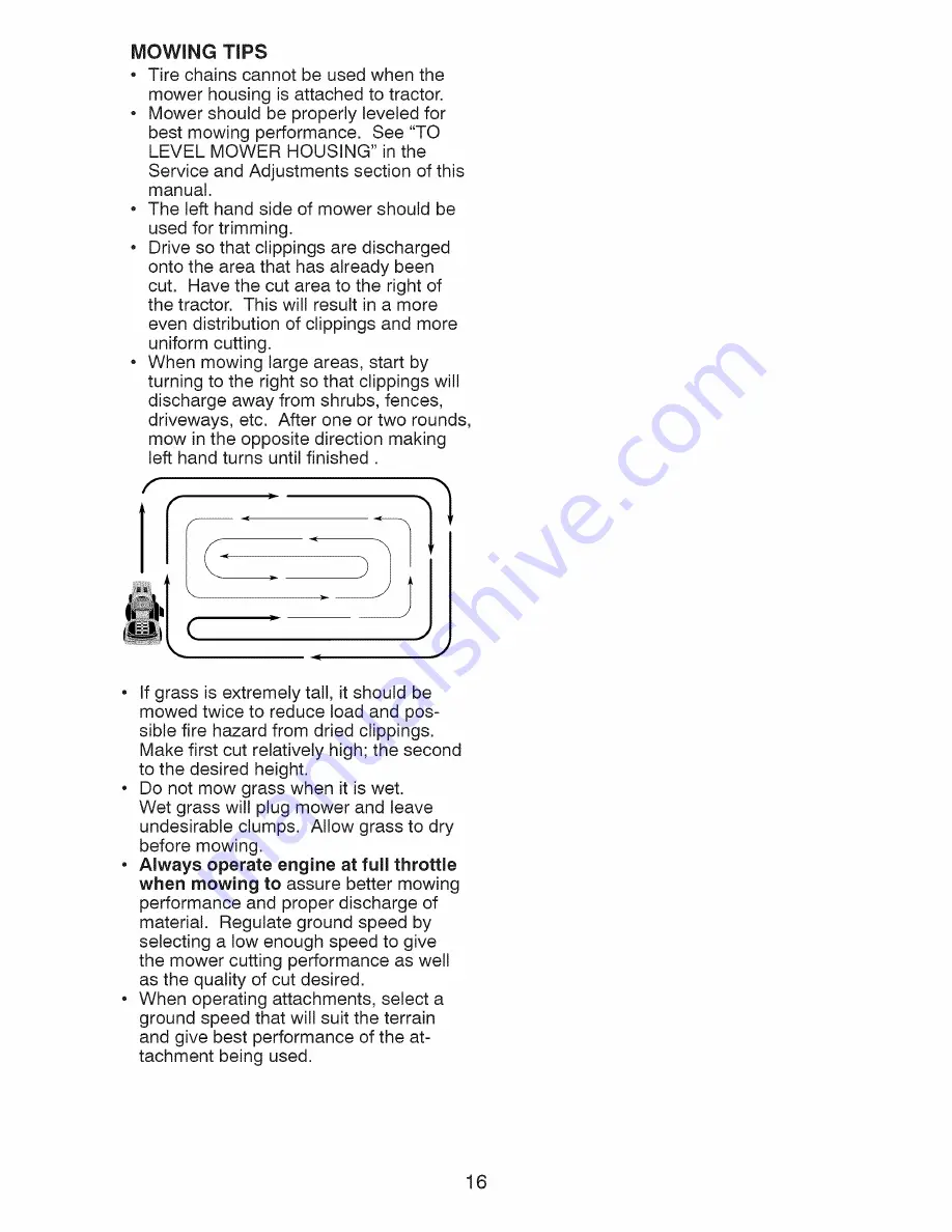 Craftsman 917.289271 Operator'S Manual Download Page 16