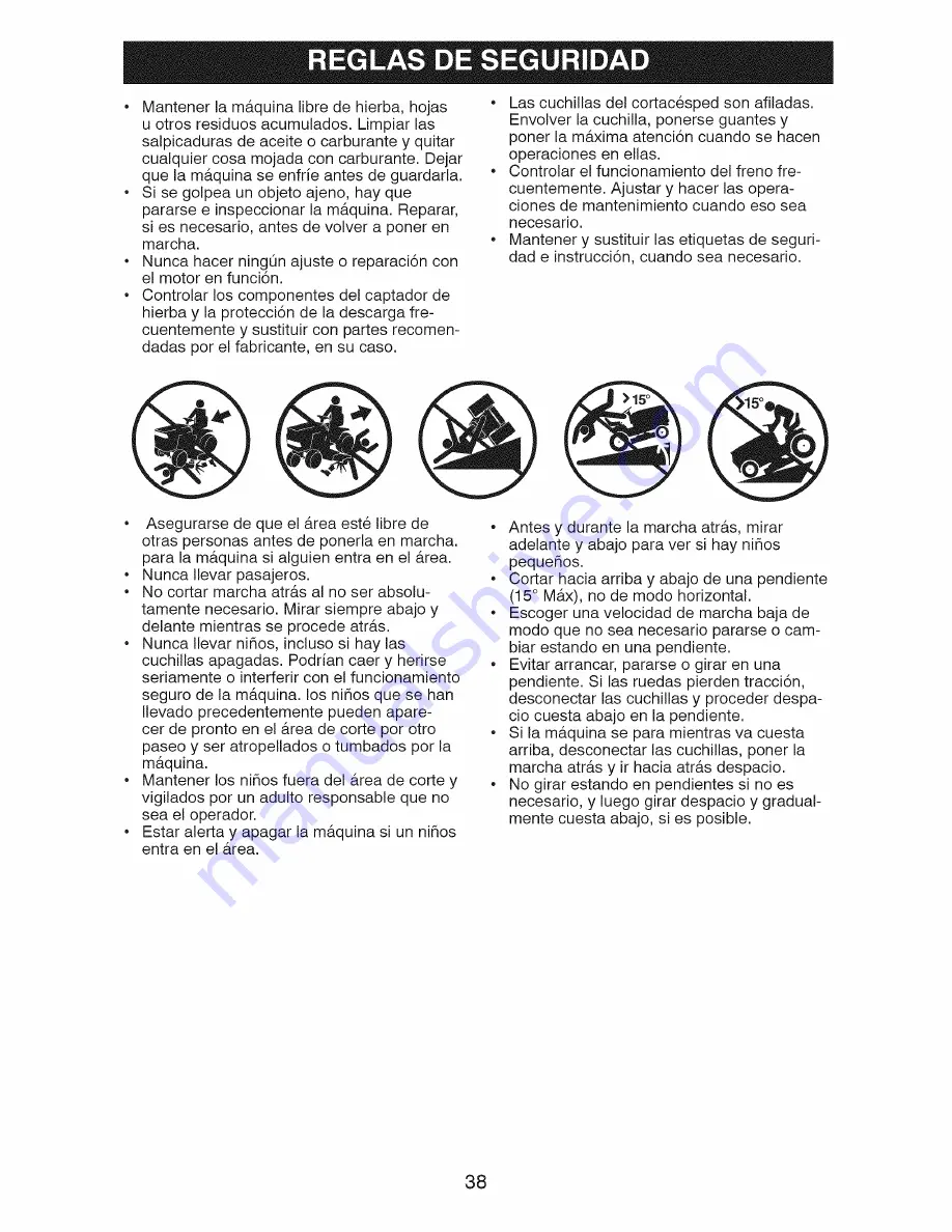 Craftsman 917.289271 Operator'S Manual Download Page 38