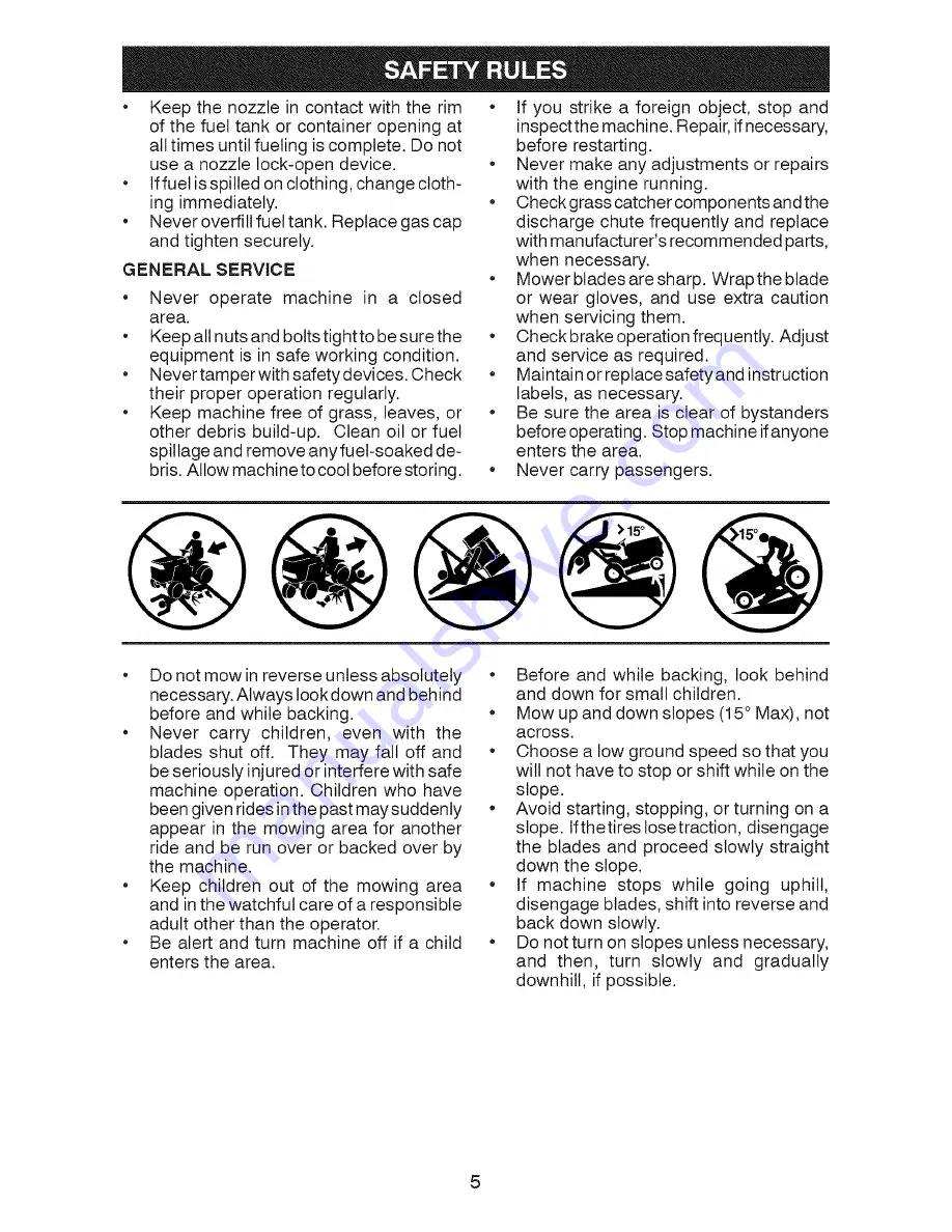 Craftsman 917.28936 Operator'S Manual Download Page 5