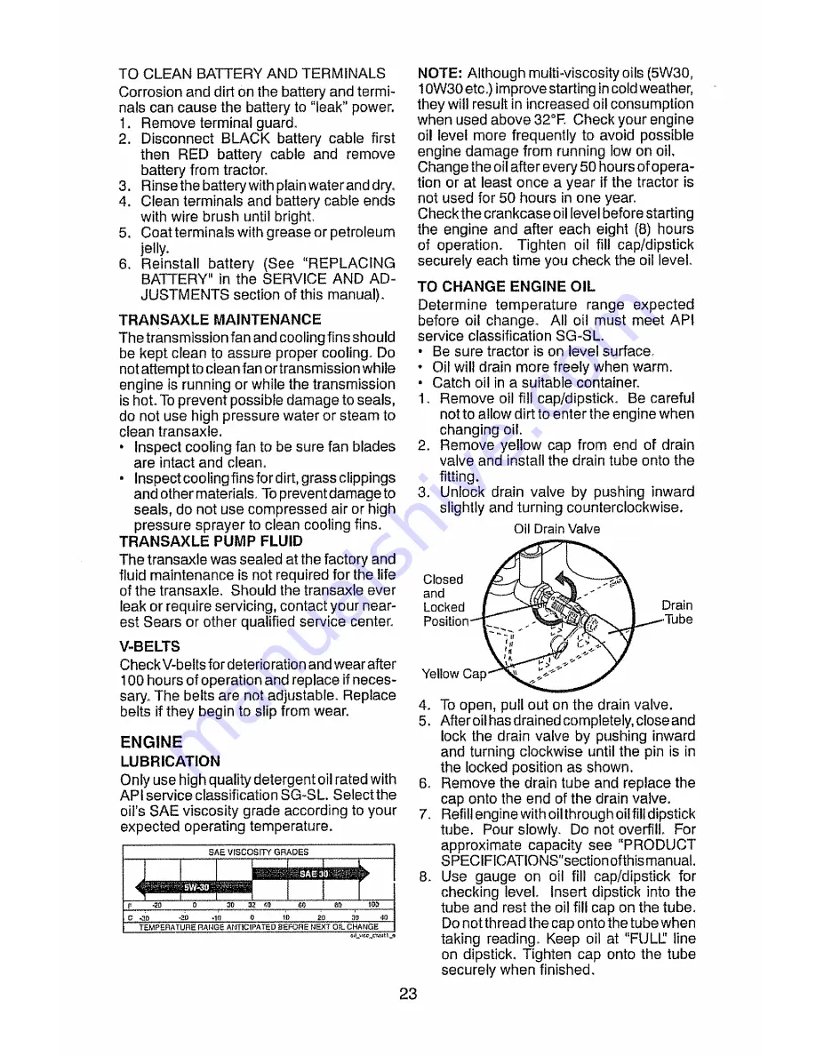 Craftsman 917.28947 Operator'S Manual Download Page 23