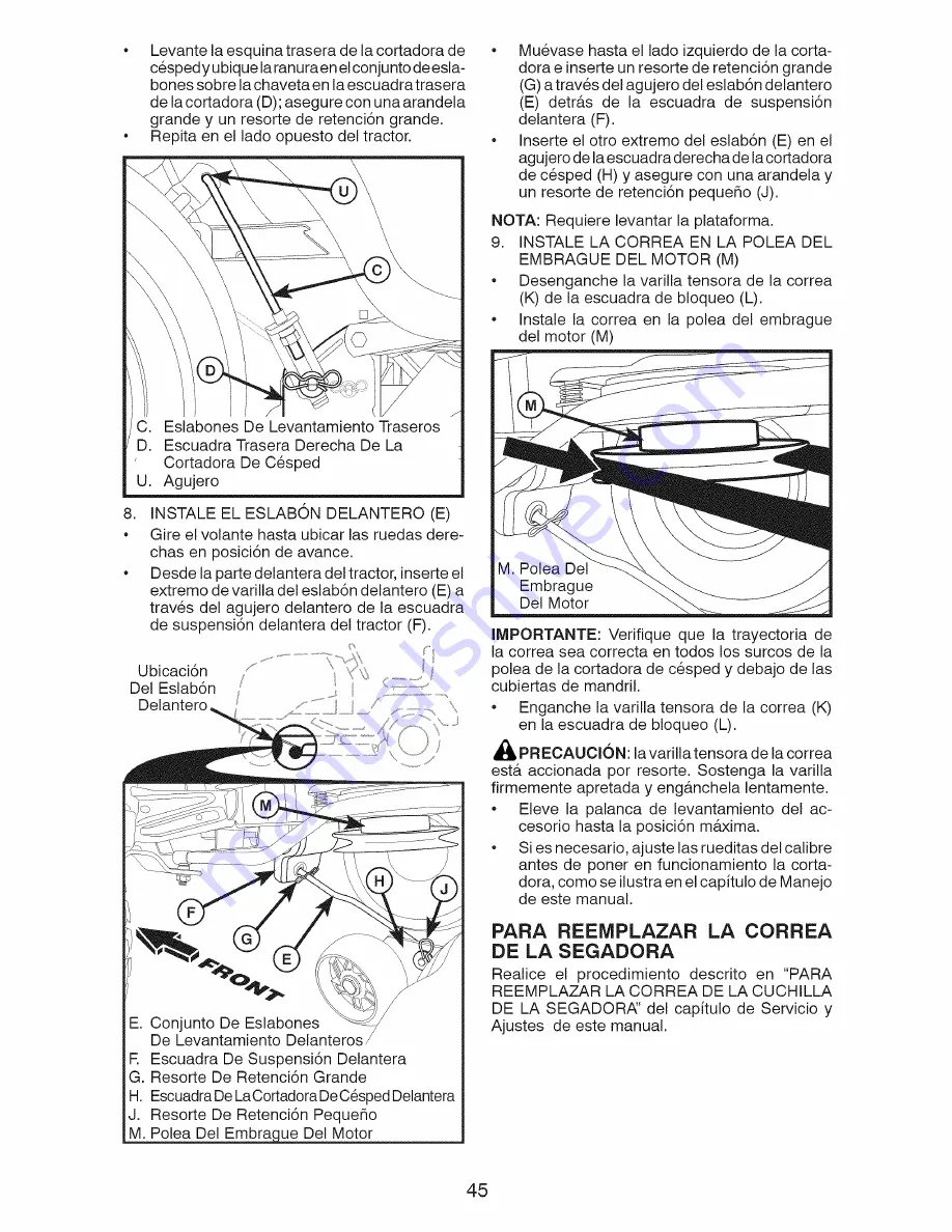 Craftsman 917.28955 Operator'S Manual Download Page 45