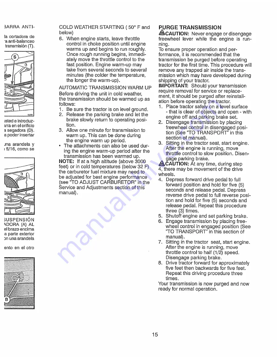 Craftsman 917.28972 Operator'S Manual Download Page 15