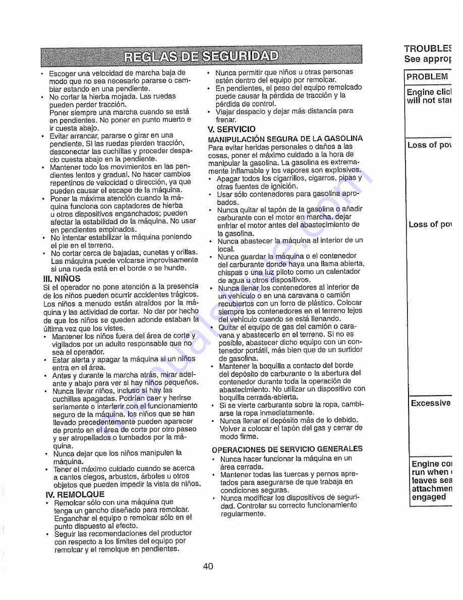 Craftsman 917.28972 Operator'S Manual Download Page 40